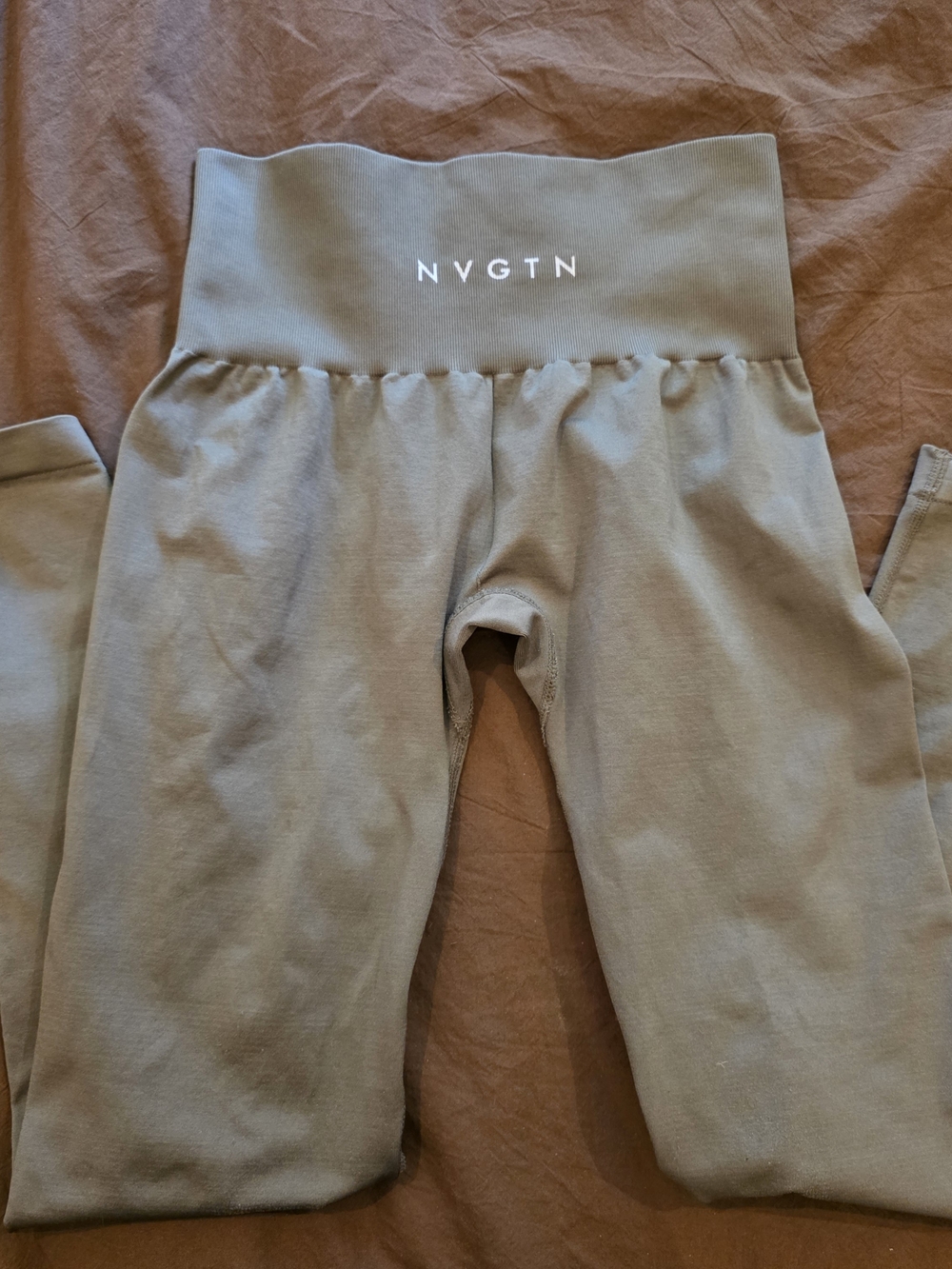NVGTN Olive Green High-Waist Leggings